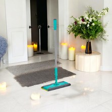 obido Emayhome Yengeç Mop Temizlik Seti ”turkuaz” Klipsli Mandallı Mop Çift Taraflı +1 Mikrofiber Bez