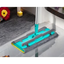 obido Emayhome Yengeç Mop Temizlik Seti ”turkuaz” Klipsli Mandallı Mop Çift Taraflı +1 Mikrofiber Bez