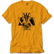 Z zepplin Baphomet Save Me Sarı Tişört