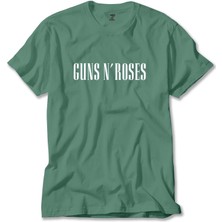 Z zepplin Guns N Roses Logo Yeşil Tişört