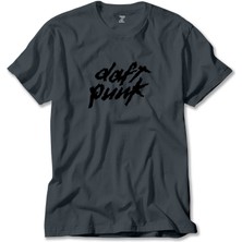 Z zepplin Daft Punk Logo Classic 2 Füme Tişört