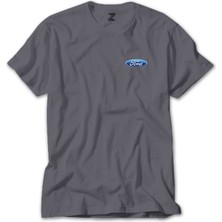 Z zepplin Ford Logo Gri Tişört