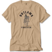 Z zepplin Red Dead Redemption 2 Outlaws Forever Krem Tişört