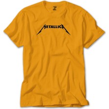 Wakha Metallica Classic Logo Sarı Tişört