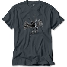 Z zepplin LED Zeppelin Icarus Angel Füme Tişört