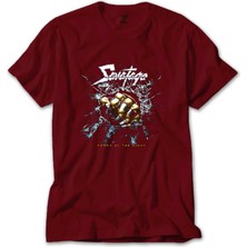 Z zepplin Savatage Power Of The Night Kırmızı Tişört