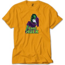 Wakha She Hulk Digital Sarı Tişört
