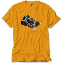 Z zepplin Great Wall Of China View Book Sarı Tişört