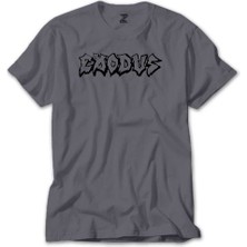 Z zepplin Exodus Text Gri Tişört