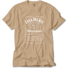 Z zepplin Lana Del Rey Ultraviolence Krem Tişört