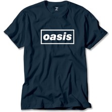 Z zepplin Oasis Text Lacivert Tişört