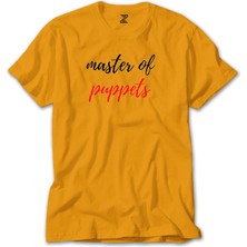 Wakha Metallica Master Of Puppets Text Sarı Tişört