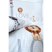 Kanz Ranforce Bebek Nevresim Takımı - I Love You