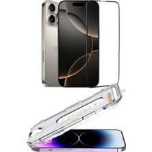 3gen Case Iphone 16 Pro Uyumlu Magıc Otomatik Kolay Hizalama Aparatlı Cam Ekran Koruyucu Joko Magic