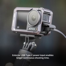 Pgytech Djı Osmo Action 3/4 Için Camera Cage