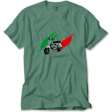 Z zepplin Vespa In Italy Yeşil Tişört