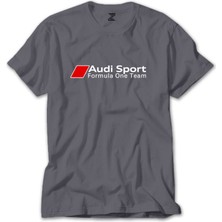 Z zepplin F1 Audi Formula One Gri Tişört