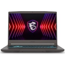 MSI Thin 15 B12UC-1891TRM3 I5-12450H 32GB 512 GB SSD RTX3050 Windows 11 Home 15.6" Full Hd Gaming Laptop