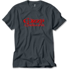 Z zepplin Ozzy Osbounre Blood Füme Tişört