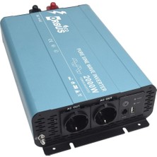 Orbus Eco 24 V 2000 W Tam Sinus Inverter