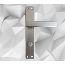 ALMITAL Lusso Inox Aynalı Kapı Kolu Wc Kapı Kolu