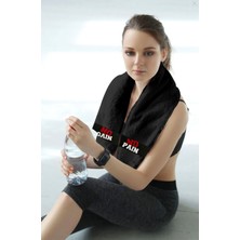 Miami Beach Spor Havlusu  Pamuklu (30 x 100CM) Gym Fitness Havlusu Golf Boks Tenis Havlusu