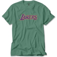Z zepplin Los Angeles Lakers Yeşil Tişört