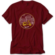 Z zepplin Vespa Tour At City Kırmızı Tişört