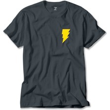 Z zepplin Black Adam Yellow Logo Füme Tişört
