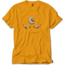 Z zepplin Moon Knight Night Bloody Legends Sarı Tişört