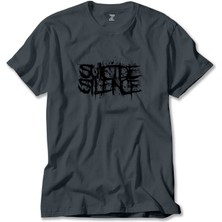 Z zepplin Suicide Silence Logo Füme Tişört