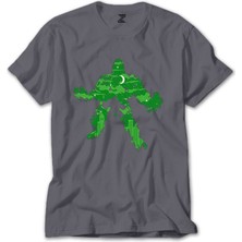 Z zepplin Hulk City Gri Tişört