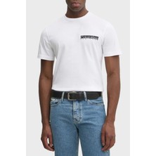 Calvin Klein Pamuklu Regular Fit Bisiklet Yaka Logolu T Shirt K10K113800YAF Erkek T Shirt K10K113800 Yaf