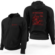 Z zepplin At The Gates To Drink From The Night Itself Siyah Fermuarlı Limited Edition Kapşonlu Sweatshirt