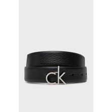 Calvin Klein Deri Logolu Kemer K60K613073BEH Bayan Kemer K60K613073 Beh