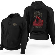 Z zepplin Death The Sound Of Perseverance Siyah Fermuarlı Limited Edition Kapşonlu Sweatshirt
