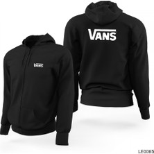 Z zepplin Vns Siyah Fermuarlı Limited Edition Kapşonlu Sweatshirt