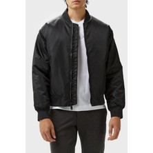 Calvin Klein Regular Fit Suya ve Rüzgara Dayanıklı Kolej Yaka Bomber Ceket 00040EM524UB1 Erkek Ceket 00040EM524 Ub1