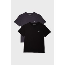 Calvin Klein Pamuklu Regular Fit Bisiklet Yaka 2 Pack T Shirt J30J3201990GM Erkek T Shirt J30J320199 0gm