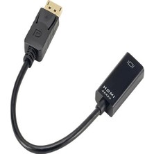 Soylu Elektronik Mini Dısplayport'tan Hdmı'ya 4K Destekli Aktif Çevirici Dönüştürücü Adaptör Kablo Mini Dp To HDMI