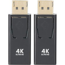 Soylu Elektronik Mini Siyah 4K 30hz Displayport'dan Hdmi'ya Kablo Displayport Çevirici Dönüştürücü Pc Tv Xbox Için