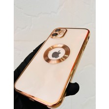 Iphone 11 Uyumlu Şeffaf Kamera Korumalı Telefon Kılıfı Metalik