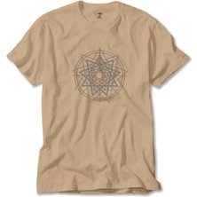 Z zepplin Slipknot Pentagram Symboll Krem Tişört