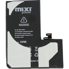 Mixi Power iPhone 13 Pro Uyumlu Yüksek Kapasiteli Batarya