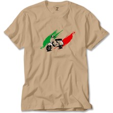 Z zepplin Vespa In Italy Krem Tişört