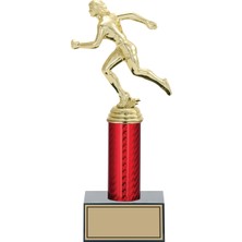 Odak  Atletizm Kadın Figürlü Kupa-Okul Kupası-Ödül Kupası-Turnuva Kupası 26 cm