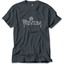 Z zepplin Trivium Logo Type Füme Tişört