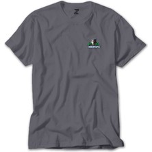 Z zepplin Timberwolves Logo Gri Tişört
