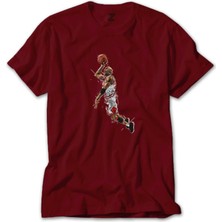 Z zepplin Micheal Jordan Attempt Kırmızı Tişört