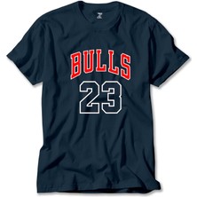 Z zepplin Chicago Bulls 23 Lacivert Tişört